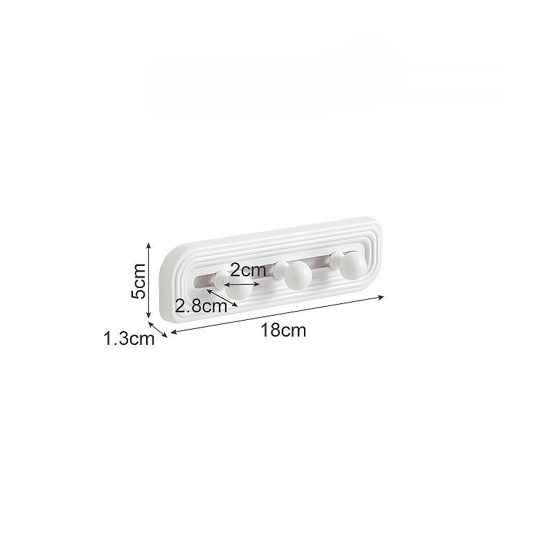 Sliding Freely Adjustable Non-marking Hooks Entrance Door Back Living Room Multi-purpose Hooks Household Multifunctional Hooks