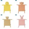Baby Comforter Blanket With Dual Layer Cotton Gauze Soft Plush Toy For Newborns