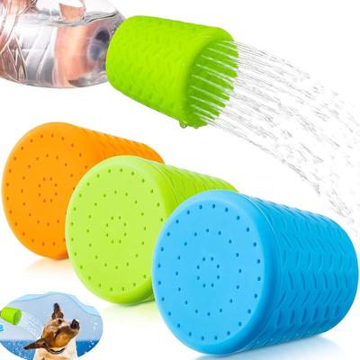 Pet Dog Shower Silicone Pet Shower Head Outdoor Cat and Dogs Water Shower Cleaning Supplies Portable Pets Shower Attachment