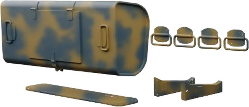 Lithocraft WKII Deutscher Panzer Tank Bausatz 23. Panzer-Division Plastikmodellbausatz Teile LK350069 1/35 II/III/IV Box, Version, (Panzer)
