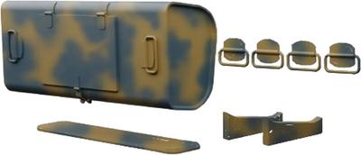 Lithocraft WWII German Panzer Tank Kit 23rd Panzer Division Plastic Model Kit Parts LK350069 1/35 II/III/IV Box, Version, (Tank)