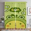 Tricky Biddy Blackout Curtains for Living Room Tulle for Bedroom Home Interior Curtains 2 Pieces Shades Halloween Decoration