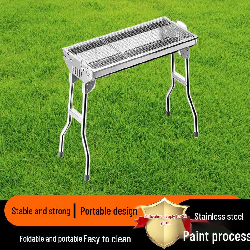 Beifu Foldable Stainless Steel Charcoal BBQ Grill