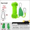 Adjustable Reflective Windproof Camping Tent Rope Pulley System