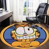 1pc Garfield Cat Office Round Area Rug, Under Office Chairs Bedroom Living Room Home Decor a1022384