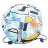 HERMES X-stamped Modernism Tropical Musardine Pouch Silk Drawstring Bag Pouch blueUsed