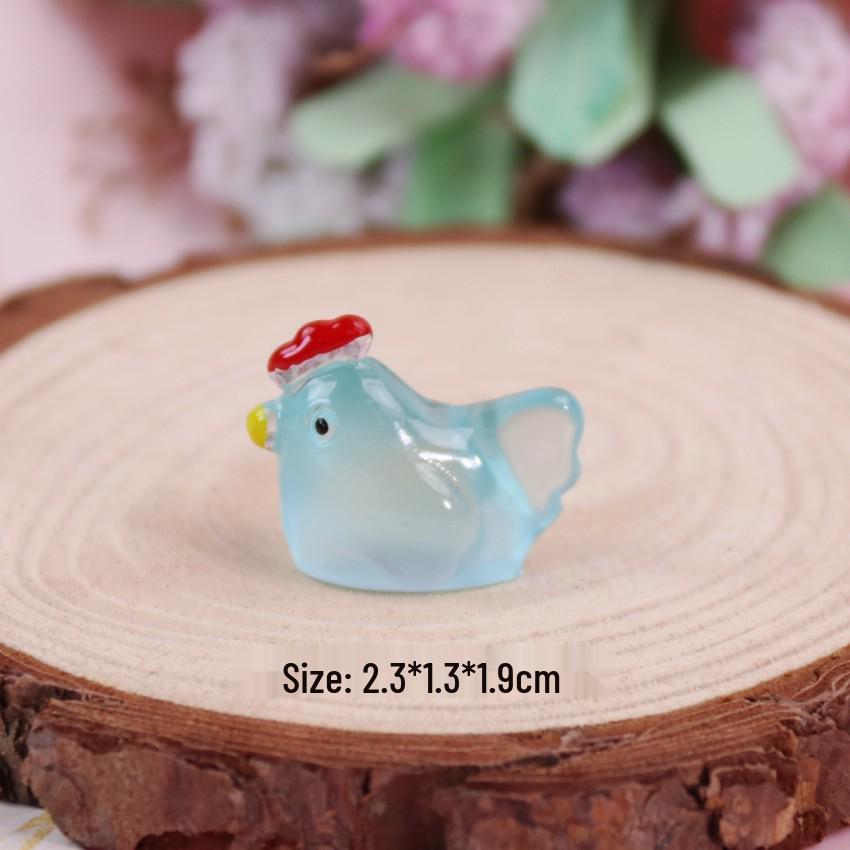 DIY 3D Luminous Chick Resin Ornaments: Micro Landscape and Photography Props with Small Animal Designs