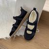 Fashion IPPEUM Ballet Sneakers Silver Women Shoes 2025 Summer Mary Janes Ballerina Flats