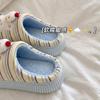 West Highland Puppy Couple Cotton Slippers Women's Autumn and Winter Dormitory Home Cute Fleece Warm Slippers