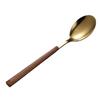 Qianxing 430 Stainless Steel Gold Dining Spoons