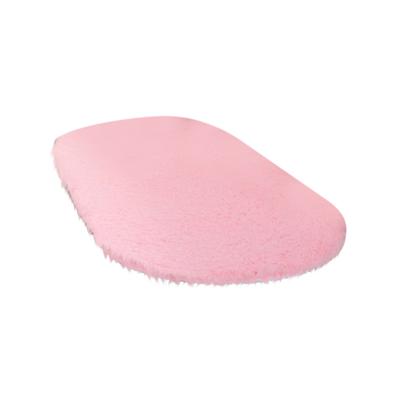 Tapete de banho de espuma de memória oval macio banheiro quarto piso tapete de chuveiro