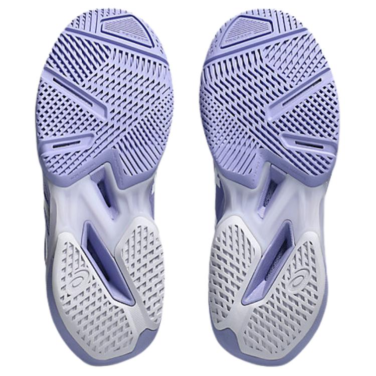 Asics Scarpe da Tennis Sportive Comode Solution Speed FF 4 in Pelle Sintetica Donna Sneaker Bluebell White 1042A307-500