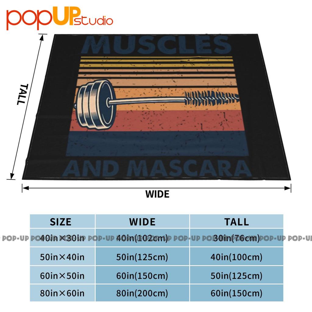 Muscles And Mascara Bodybuilding Powerlifting Gym Ultra-Soft Blanket Quilt Winter Sofa Cover Bed Covers