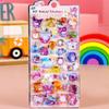 Cute Sanrio Kuromi My Melody 3D Relief Stickers Kawaii Girls Cartoon Crystal Sticker Handmade Diy Hand Account Decals Gifts
