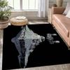 Space Ship Carpet for Living Room Vintage Galactic Space Star Ship Area Rug Soldier Large Non Slip Door Mat Bath Mats Home Decor