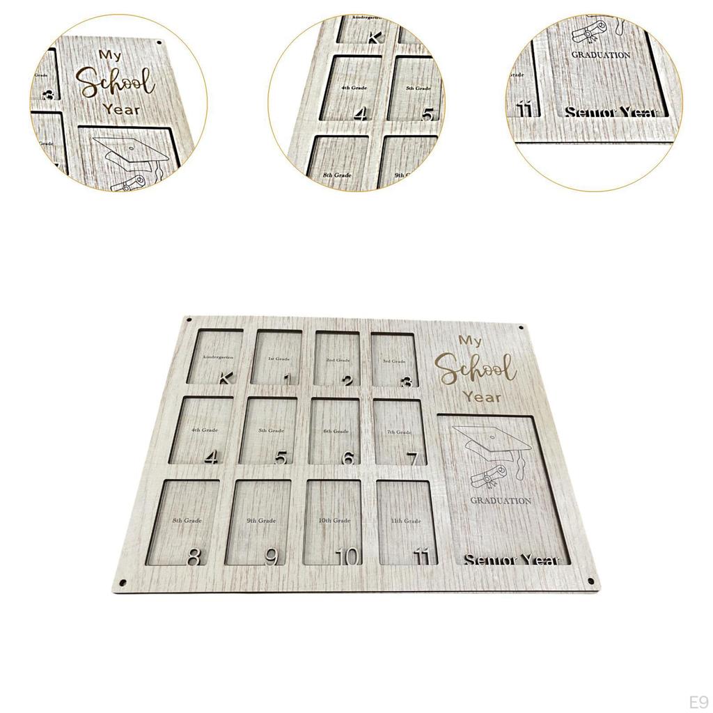 Graduation Photo Frame with Multiple Openings for Bedroom Decor