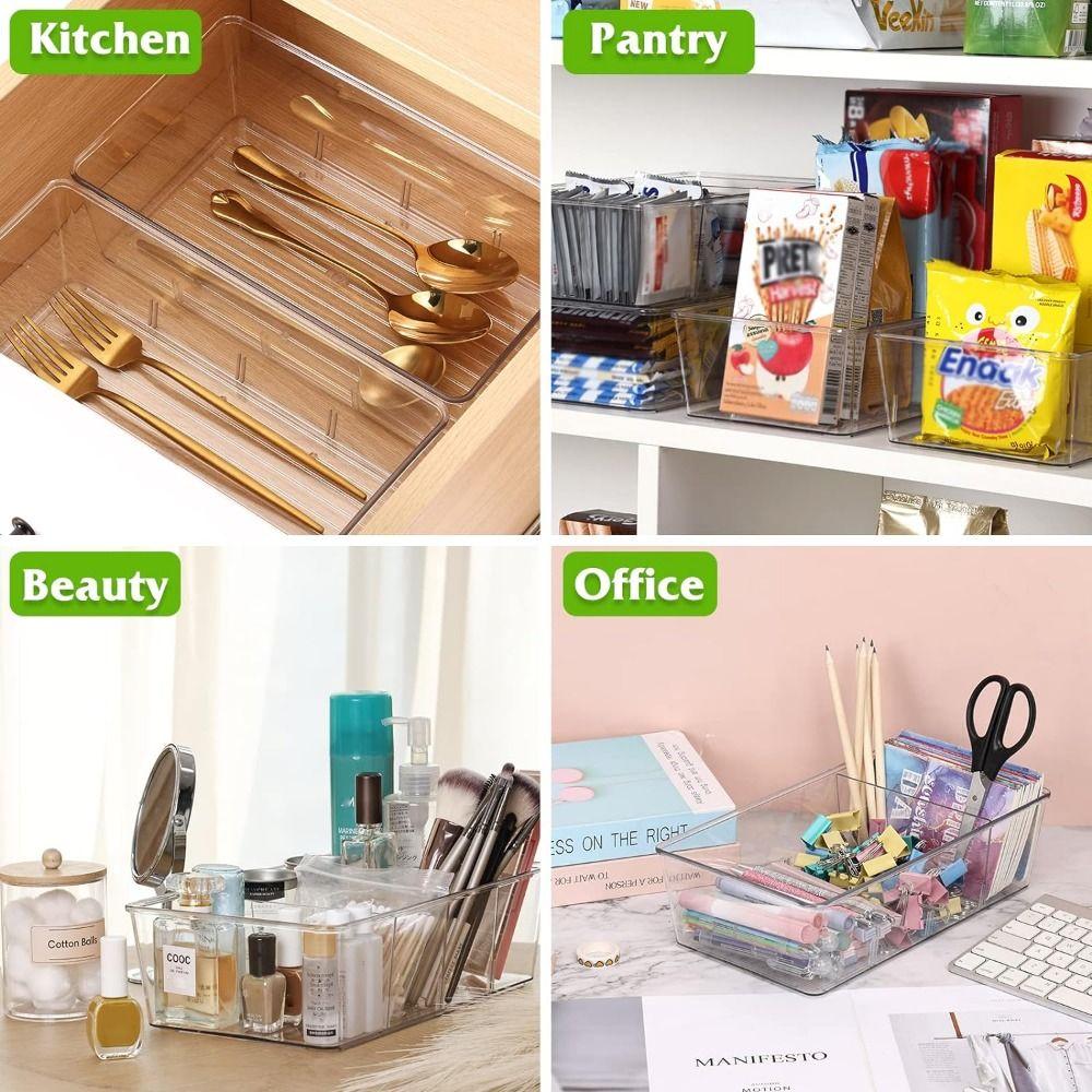 Clear Spice Packet Rack Clear Plastic Refrigerator Shelf Sturdy Pantry Organization Seasoning