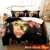 3D Lady Gaga Beding Set Printed Bed Linen Set With Pilowcase Bed Soft Duvet Cover Soft Single Double Quen Super King-Sized Dimensionsd Dimensions Boys