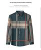 Men's Spring Plaid Long-Sleeve Business Casual Shirt
