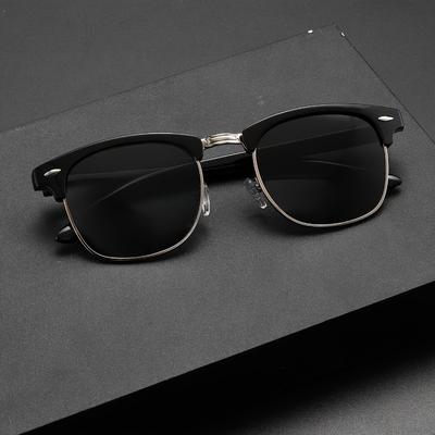 Classic Oval Frame Fashionable Glasses for Men and Women Outdoor Sports Parties Vacations Travel Driving