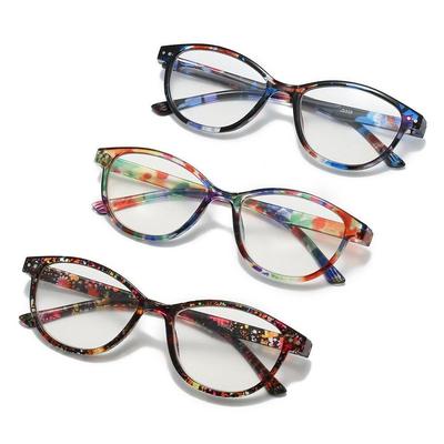 Stylish Ultra-Light Patterned Reading Glasses - Slimming, Comfortable, and High-Definition for Seniors
