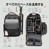 Camera Lightweight Camera Waterproof PU Leather PC and Tripod Side DSLR Camera Suitable for Commuting and TRL [TARION] 12.5L Backpack, Bag, Material,