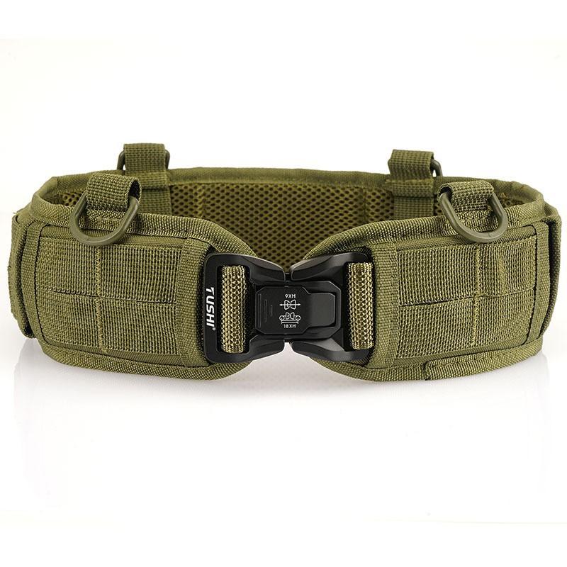

Outdoor Trousers Belts Men Women s Multifunctional Military Fans Buttons Waist Seals Training Nylon Canvas Quick Release 125cm