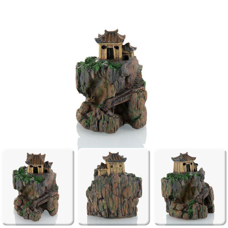 Harz Aquarium Dekoration Aquarium Simulierte Canyon Ornament Acuario Felsen für Aquarium Fisch Dekor
