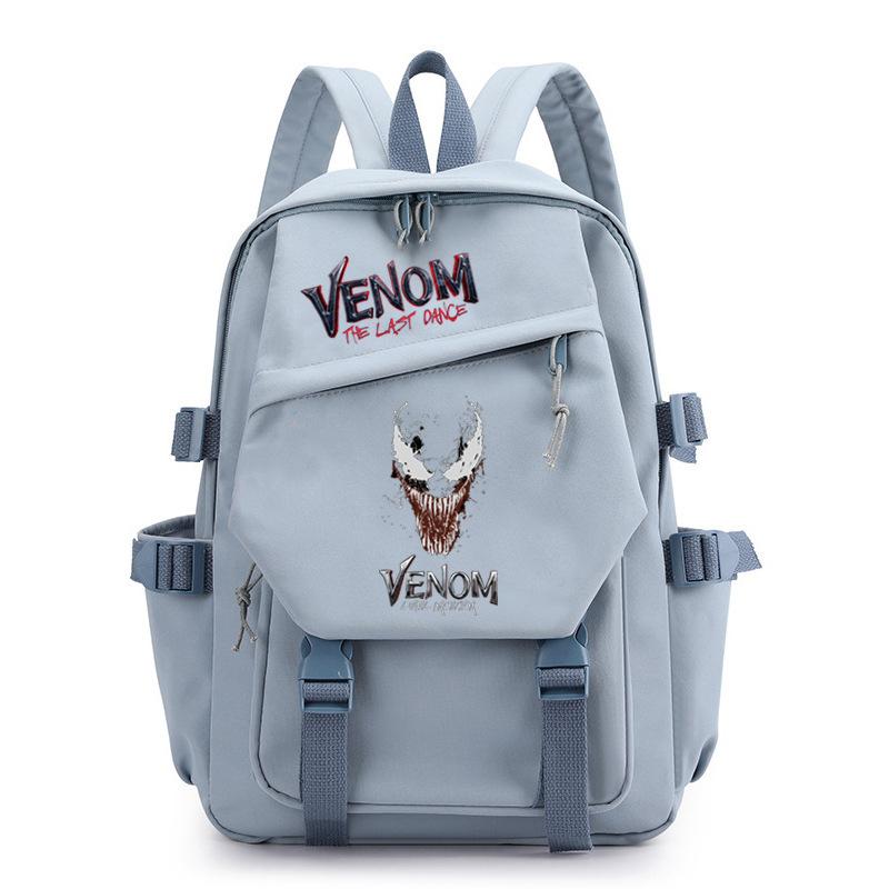 3 Piece School Backpack Set for Students Large Capacity Oxford Cloth Schoolbag with Shoulder Strap and Pencil Case