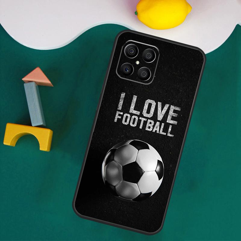 

Fire Football Soccer Ball Case For Huawei Honor 70 50 X7 X8 X9 P Smart 2021 Nova 5T P20 P40 Lite P50 P30 Pro Cover Huawei P30 Lite