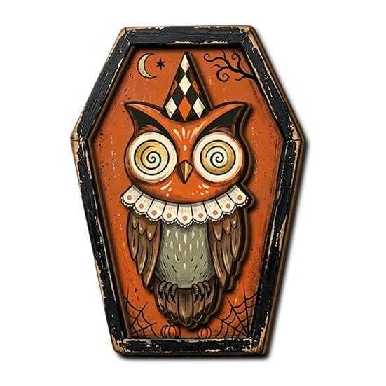 Fall Home Decor for Tables Vintage Halloween Wooden Decor, Cat Mummy Skeleton Figurines, Festive Tabletop Farmhouse Centerpiece Shelf Mantel