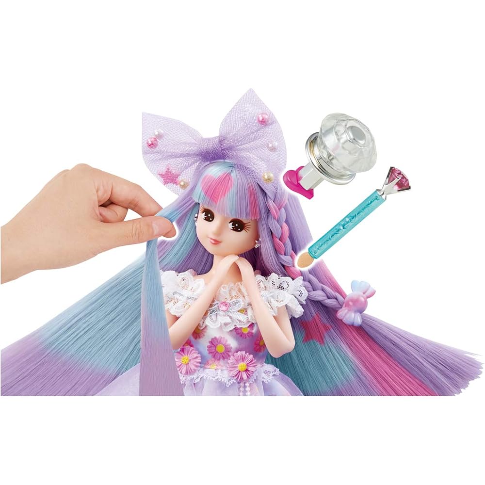 Takara Tomy “Licca-chan Doll Yumeiro Licca-chan Colorful Change” Dress Up Doll Playhouse Toy 3 Ye...