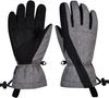 Winter Skiing Gloves with Fingers, Waterproof, Warm, Thick Touch Screen, Windproof Outdoor Sports Gloves for Men and Women