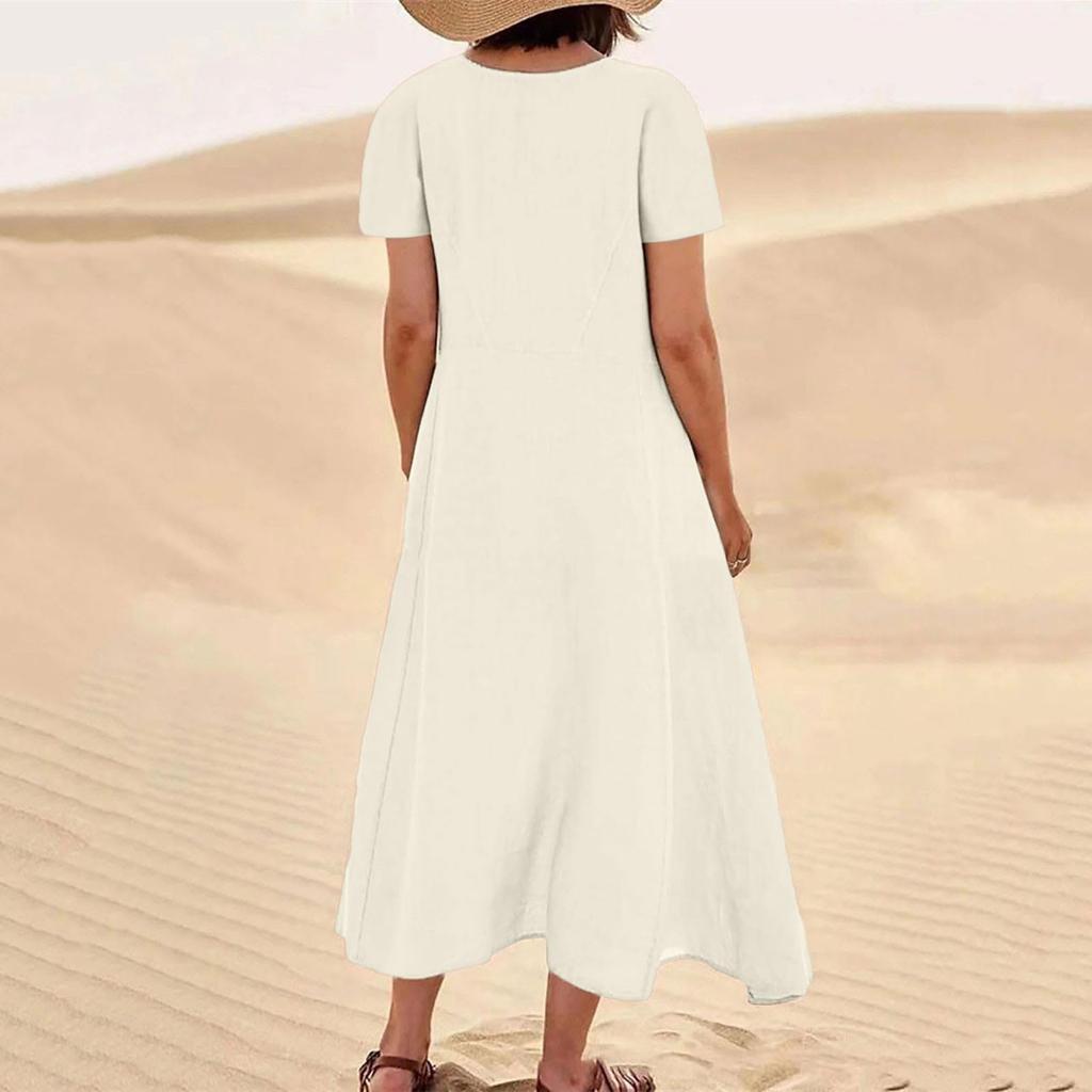 Women's Fashionable Casual -color Dress