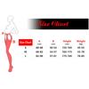 Shiny Leather Pantyhose Solid Colour Glossy Crotchless Stockings