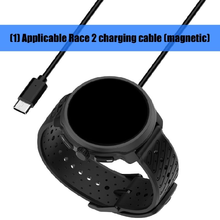 Efficient Smartwatch Fast Charging Cable Wire Power Supply Magnetic Connection Cord Suitable For Race 2/Vertical 2 Wearable Fitness Bands