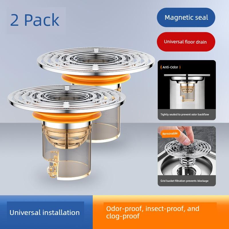 Floor Drain Deodorizer Filter Net Cover Universal for Bathroom Sewer Anti-Odor Device Bathroom Insect Prevention