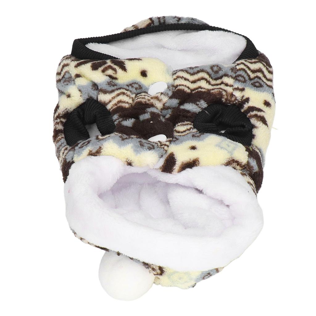 Veste à capuche en peluche pour chien Douce Chaude Légère Animal de compagnie Chat Sweat à capuche en peluche pour Petits Moyens Chiens Chats