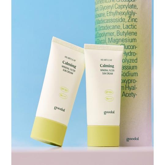 Goodal Heartleaf Calming Mineral Filter Sun Cream 50mL [NO BOX]