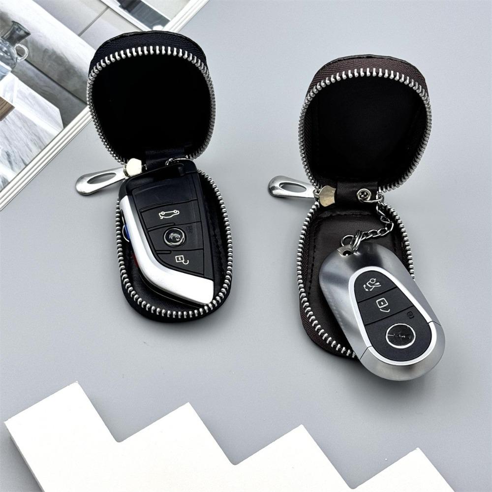 Luxuriöses Autoschlüsseletui mit Alligatorkopf-Modeanhänger, stilvolle Schlüsselhülle für Autoschlüssel