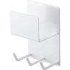 Yamazaki Magnetic Bathroom Cleaning Tool Holder White Approx. W8 X D6 X H12cm MIST.