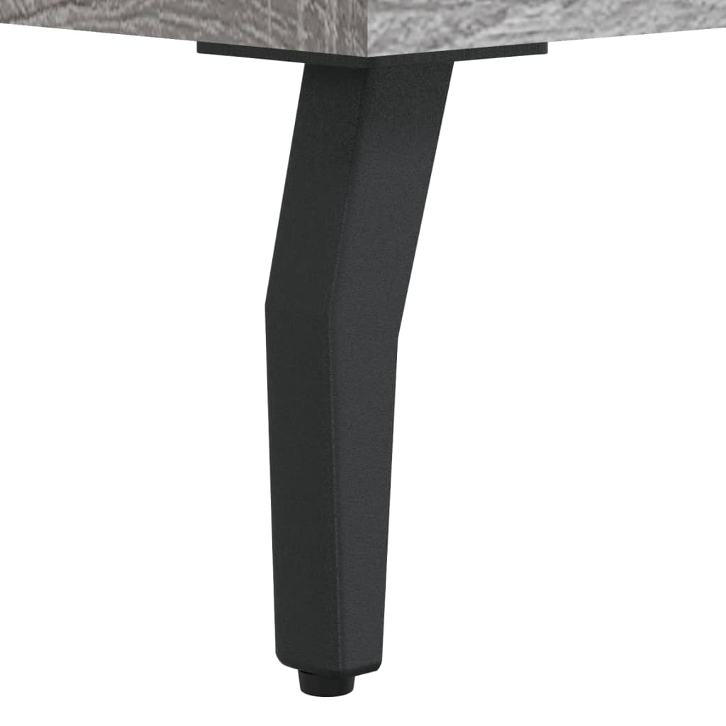 Shoe Bench Gray Sonoma 102x35x55 cm Particleboard