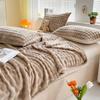 New Bubble Fleece Blanket - Solid Color Rolled Edge Cover Blanket Soft and Comfortable Bedding 150x200 180x200 200x230