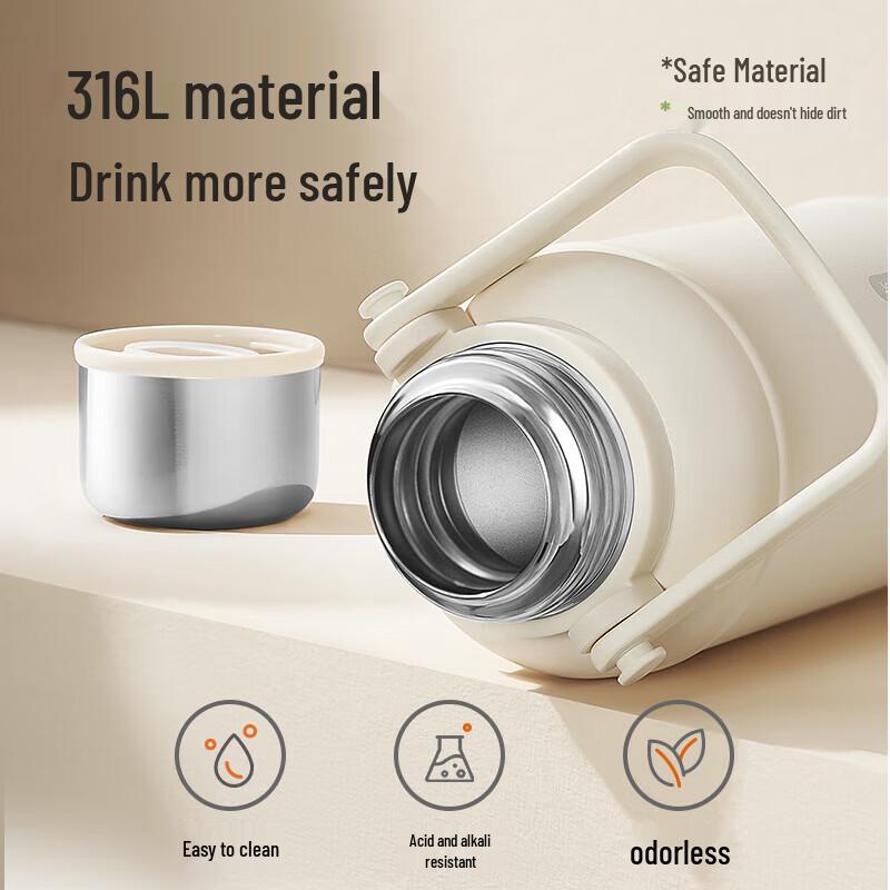 Joyoung 1.6L 316L Stainless Steel Portable Thermos Mug