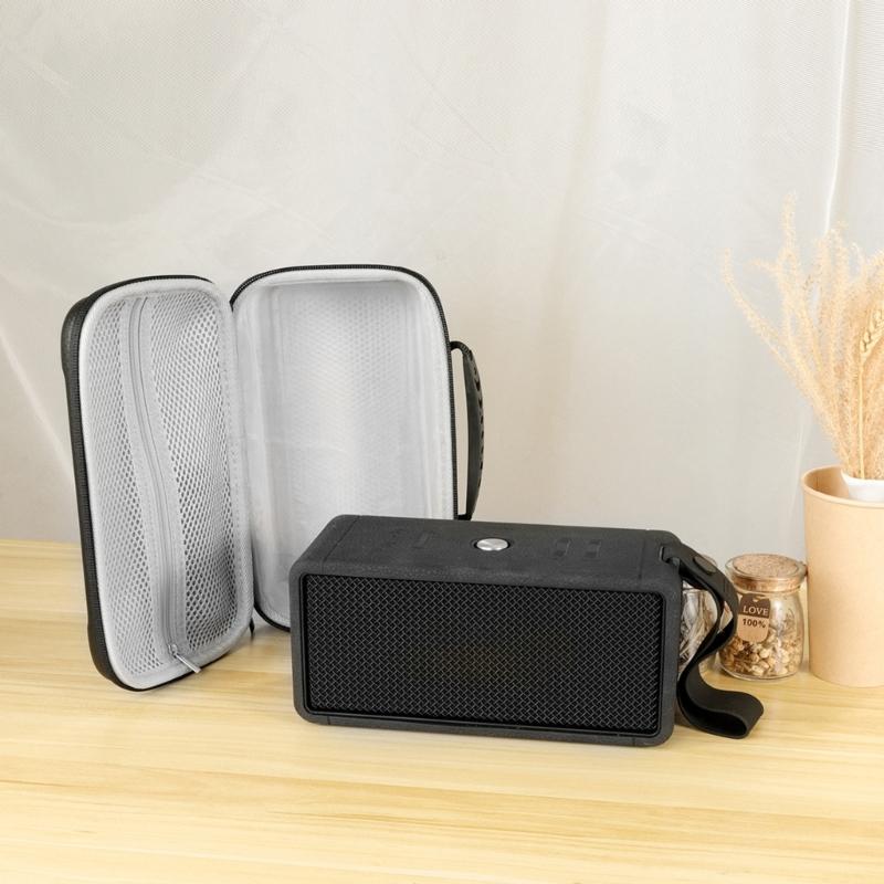 Square Speaker Case Bag Shockproof Carrying Storage Box for MIDDLETON Speaker Bag with Inner Pocket Protective Holder
