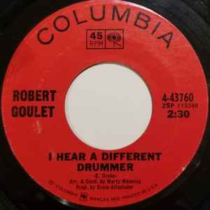 

7inch Record ROBERT GOULET - I Hear A Different Drummer 443760 Columbia US Pop Used
