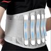 Breathable Lumbar Support Belt With 5 Reinforced Support Plates,Adjustable Back Brace Waist Trainer For Herniateddisc Protection