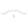 RV Grab Handle High Hardness HDPE 240mm Entry Door Assist Bar for RVs Cargo Trailer Yachts Boats White
