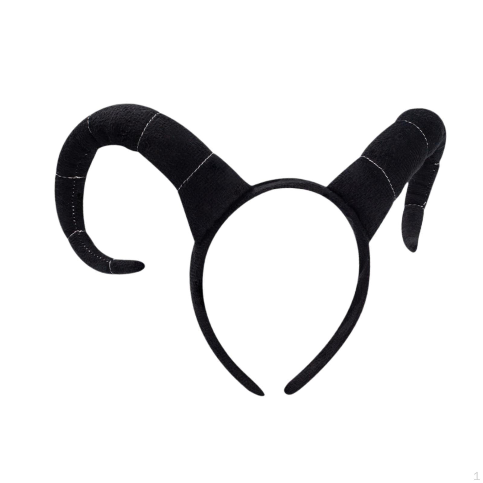 

Повязка на голову с антилопой, головной убор для карнавала, фестиваля, тематической вечеринки чёрный