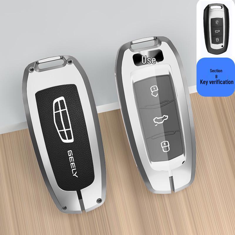 

Geely Key Case for Xingrui, Bin Yue, Borui, Binrui GL, Emgrand GS, Vision X6, Xingyue L - Protective Car Key Shell